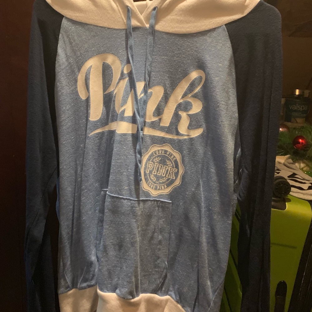 PINK hoodie Large